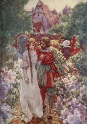 Faust e Margherita nel giardino